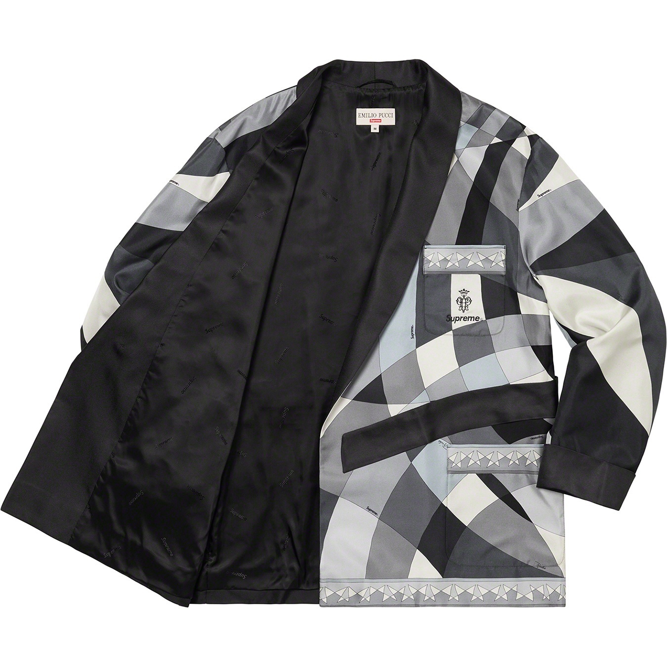 Supreme®/Emilio Pucci® Silk Smoking Jacket view 7